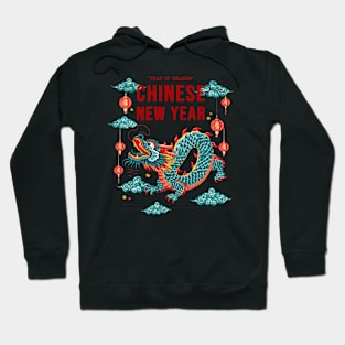 Chinese New Year Dragon: Skybound Pop Art Tee Hoodie